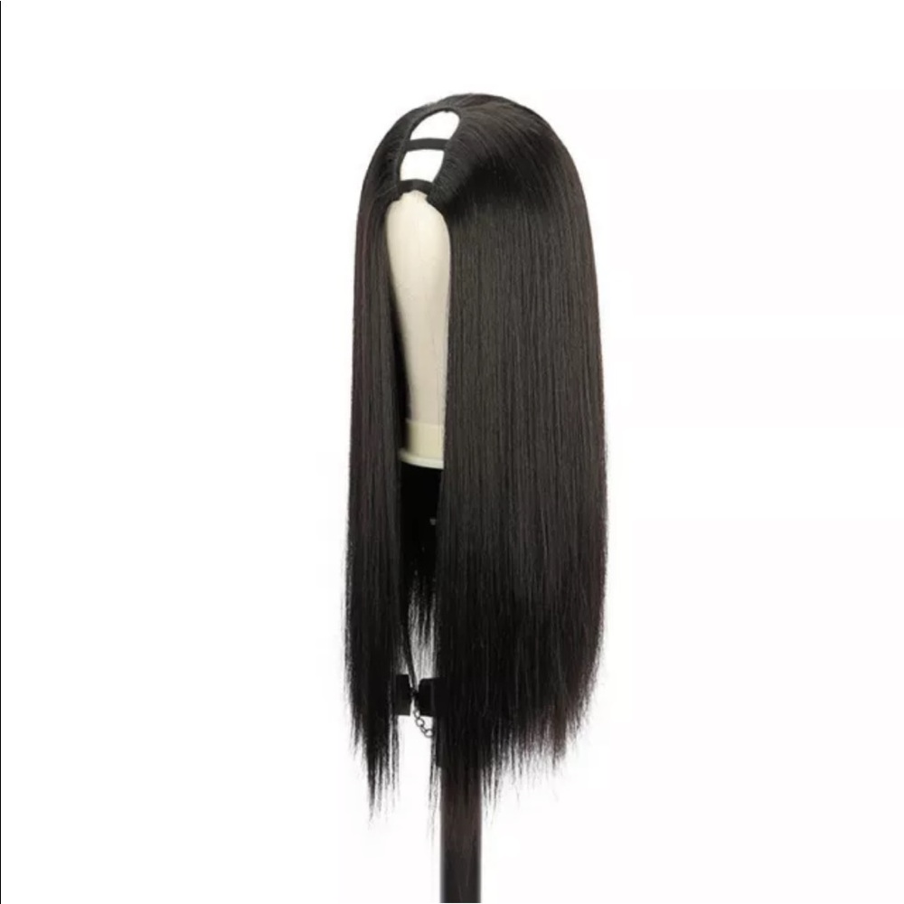 U part wig Jet Black